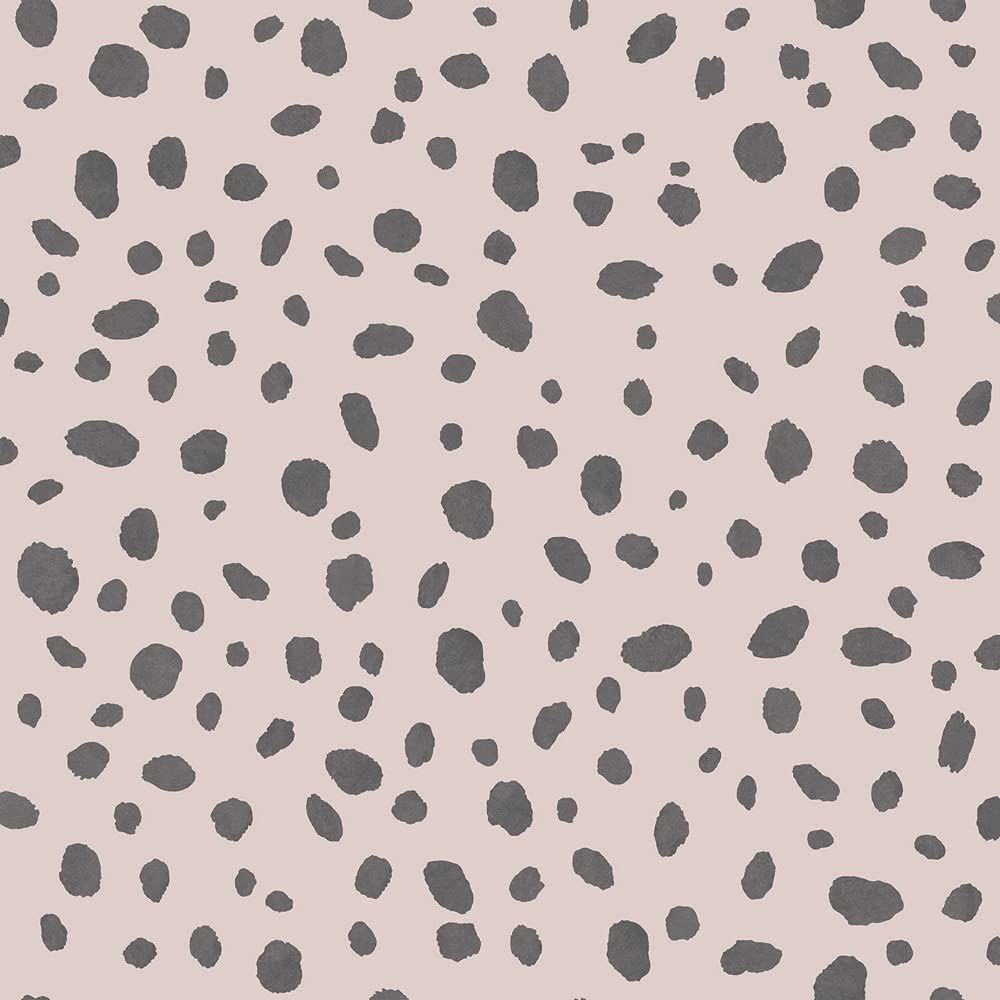 Holden Decor Dalmation Pink 12941 Indulgence Paper Wallpaper 10.05 m x 0.53 m