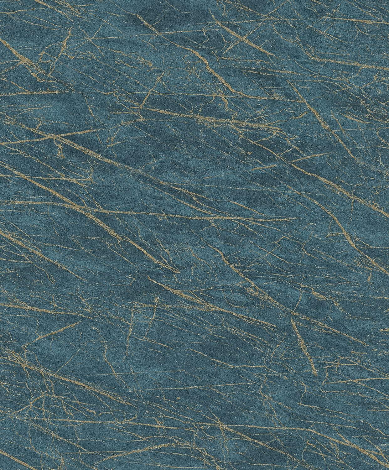 Rasch Tapeten Non Woven Wallpaper (Industrial) Blue 10,05 m x 0,53 m Factory IV 428957
