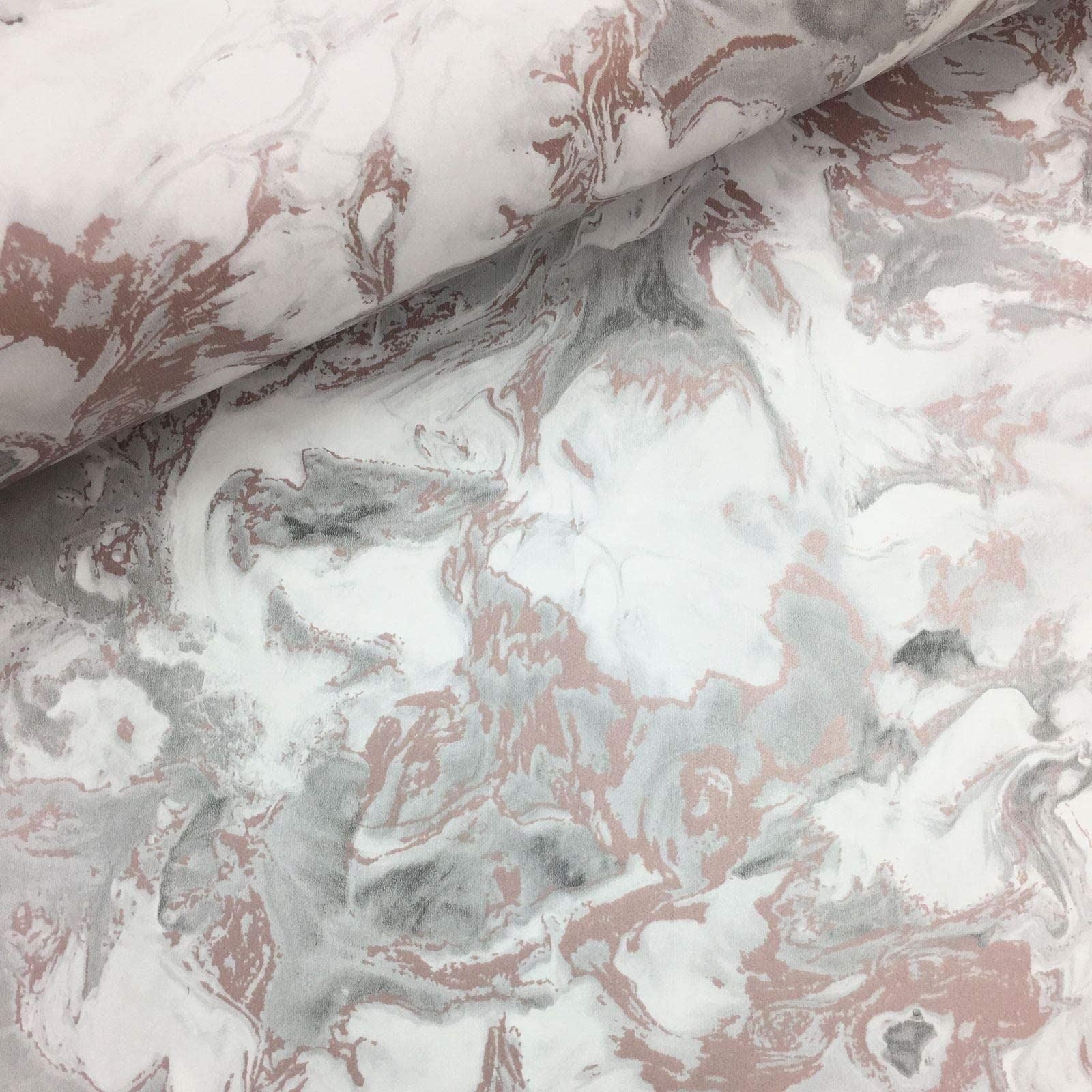 Muriva Elixir Marble Rose Gold Wallpaper 166502 - Feature Metallic Marble Effect