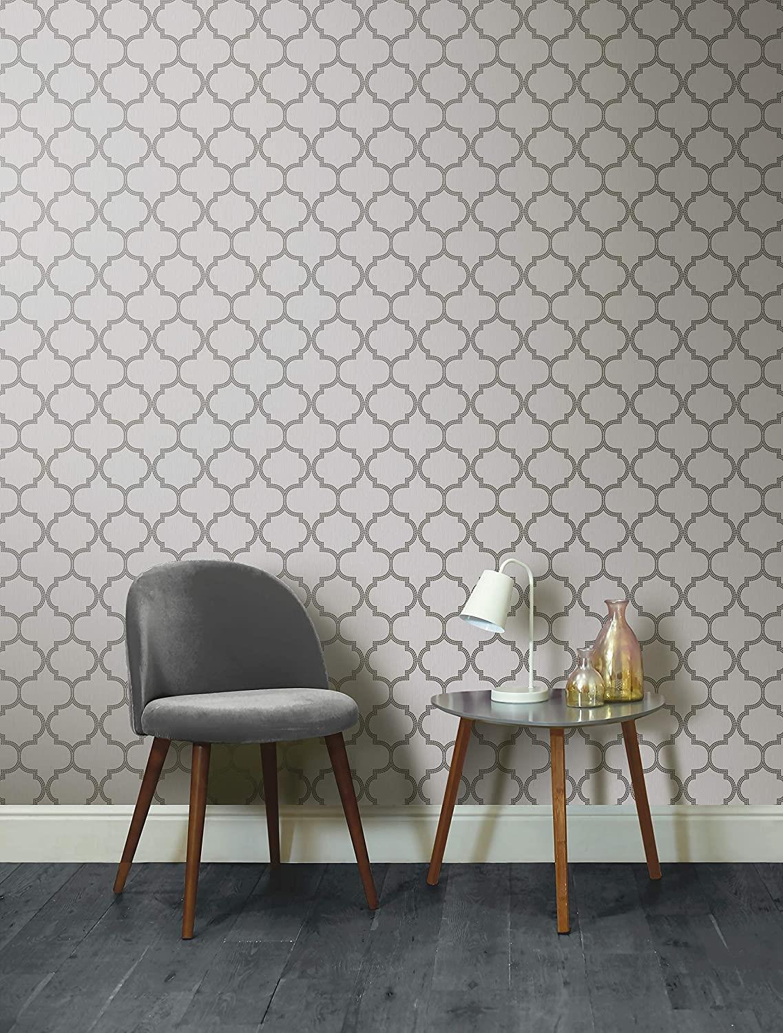 Arthouse Beaded Trellis Grey 292805